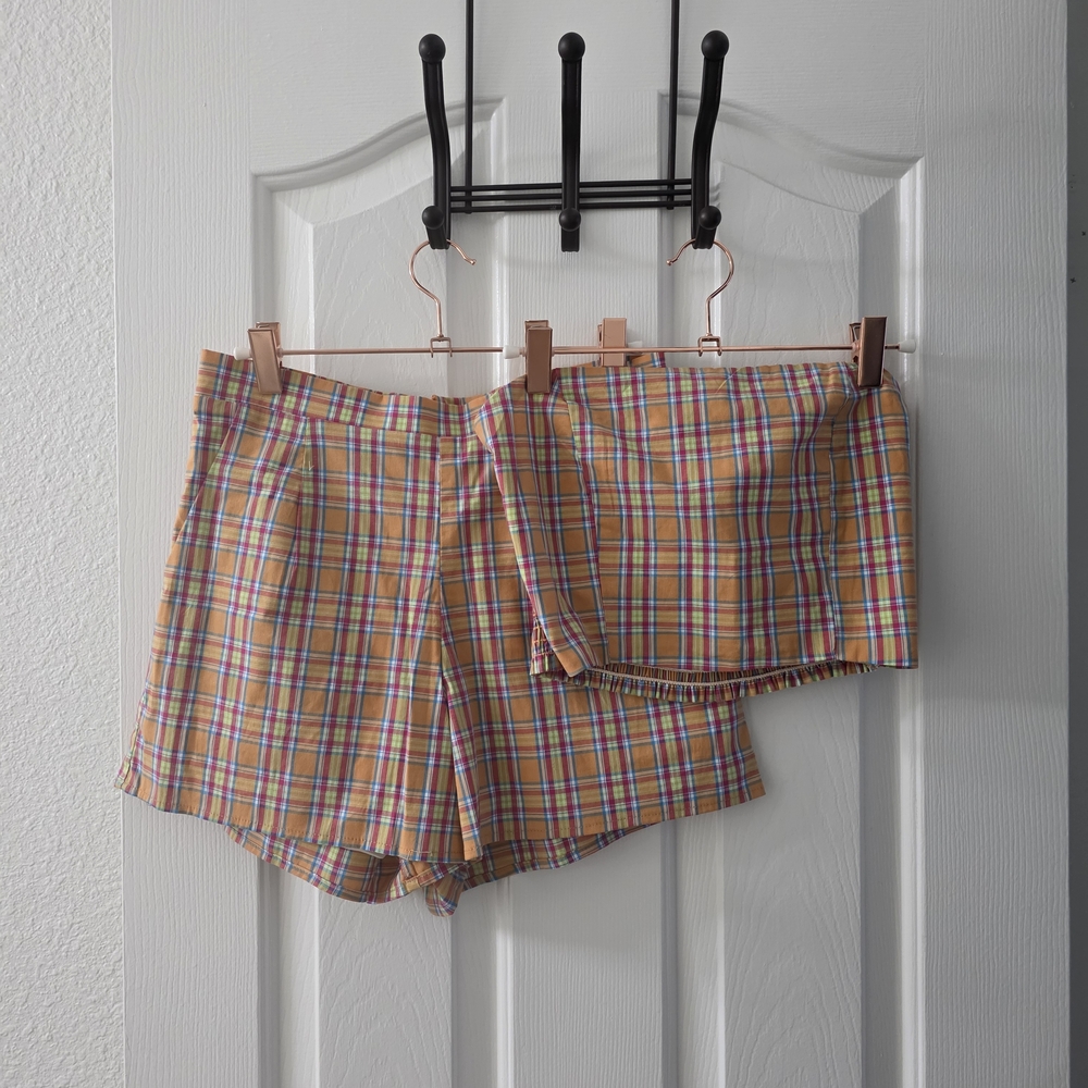 2 Pc Plaid Set